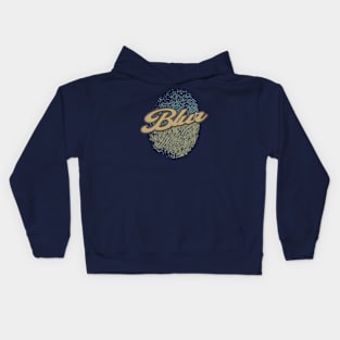 Blur Fingerprint Kids Hoodie